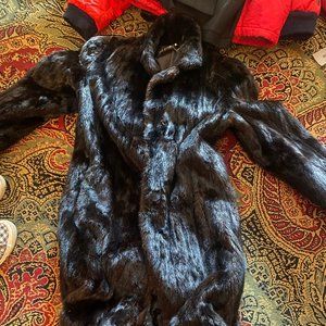 Dark Brown Alixandre Furs Mink Coat